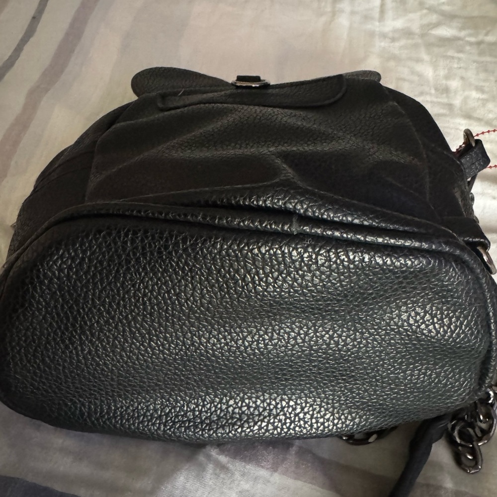 Black Mini Backpack With Red Bow - image 4